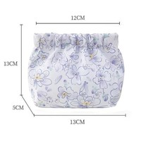 Tas Kosmetik Kecil Anti Air Oxford Grosir Pabrik, Kantong Makeup Kancing, Pola Custom OEM ODM