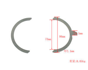 Arandela de Empuje del Cigüeñal 11013-78201-71 para Motor de Montacargas Toyota <span class=keywords><strong>1DZ</strong></span> - Product Image 3