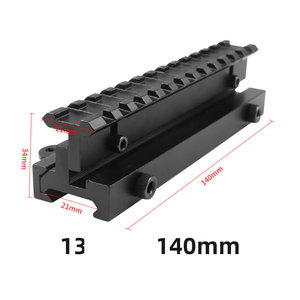 Custom Height Adjustable Quick Release <b>Bracket</b> Durable <b>Black</b> Anodized CNC Machined Aluminum Alloy Outdoor Hunting Gear - Product Image 3
