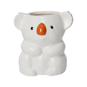 Maceta de animales de cerámica Maceta de <span class=keywords><strong>Koala</strong></span> linda, macetas de plantas suculentas de cactus para decoración del hogar - Product Image 3