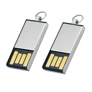 Metal Mini USB flash sürücü 128 GB 64GB 32GB pendrive Cle USB bellek küçük USB bellek 32 64 128 GB USB Sopa Özel LOGO