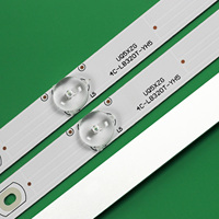 Bande lumineuse LED pour téléviseur LCD XS-1765, réf. 4C-LB320T-YH7, compatible avec Thomson 32B2500, 32B2600, T32ED13DU-01B.
