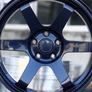 Jantes en alliage d'aluminium bleu brillant HTOR Custom16 17 18 19 20 pouces 5x114.3 pour Elgrand Sentra Pathfinder Leaf Qashqai Murano Kicks - Product Image 4