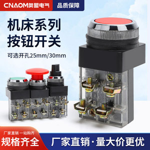 TSS-25 TSS-30 Selector <b>Switch</b> 1NO1NC Screw Terminal Plastic <b>Push</b> <b>Button</b> IP40 Self Resetting - Product Image 4