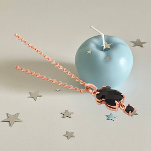 Touses Joyería Fina de Lujo, Collares con Colgante de Campana Hueca, <span class=keywords><strong>Gargantilla</strong></span> de Cuentas de Semillas Arcoíris, Chapado en Oro y Plata, Apilable, para Mujer - Product Image 5