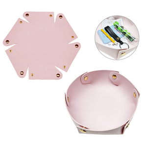 Chine Usine Logo Personnalisé Pliable Bureau Utiliser Personnalisé En Cuir Catchall Dice <span class=keywords><strong>Plateau</strong></span> Organisateur De <span class=keywords><strong>Table</strong></span> Jeux De <span class=keywords><strong>Table</strong></span> dés <span class=keywords><strong>plateau</strong></span> - Product Image 2
