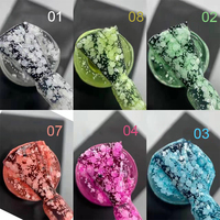 Caoutchouc de base flocon OEM tremper les paillettes de chrome HEMA FREE couche de base viscosité en gros base de gel