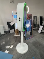 Nouvelle Arrivée 21.5 Cabine Photo Portable Appareil Photo Reflex Numérique Machine Ring Light Vidéo Miroir Photo Booth Garantie