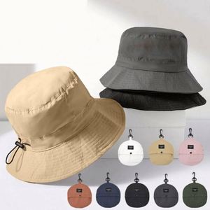 Chapeau de pêcheur imperméable en gros, séchage rapide, pour randonnée en extérieur, chapeau de soleil bob avec cordon - Product Image 1