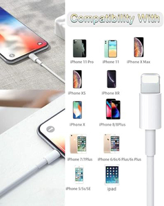 Cables de <span class=keywords><strong>Carga</strong></span> para Apple, Cargadores para <span class=keywords><strong>iPhone</strong></span>, Cable de <span class=keywords><strong>Carga</strong></span> Rápida para <span class=keywords><strong>iPhone</strong></span> 12/11/14Pro/11Max/ X/XS/XR/XS Max/8/7 iPad - Product Image 5