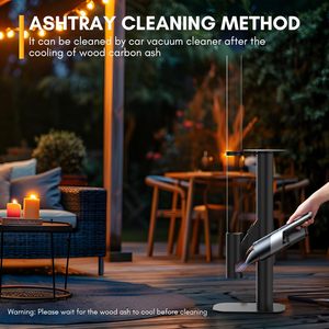 Poêle à granulés de bois noir en acier moderne de haute qualité pour une utilisation en extérieur dans les maisons et les jardins - Product Image 4