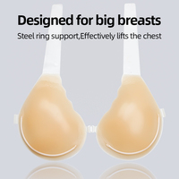Nouveau design de soutien-gorge de rembourrage push-up en silicone collant colle adhésive amélioration des seins de lifting des seins pour grande taille