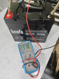 密閉型充電式ディープサイクル鉛蓄電池 ジェルバッテリー <span class=keywords><strong>12V</strong></span> 55AH ソーラーUPS電動工具用 長寿命 - Product Image 2