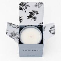 Boîte d'emballage pour bougies parfumées, personnalisable, à marque privée, épaisse et robuste, écologique
