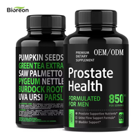 Capsules pour la santé de la prostate pour hommes en marque privée, compléments alimentaires pour la prostate, pilules pour booster la santé masculine, équilibre hormonal