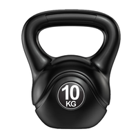 Équipement de fitness personnalisé en ciment noir pour l'entraînement à domicile, haltères kettlebell pour la mise en forme du corps masculin, antidérapants pour squats et hanches