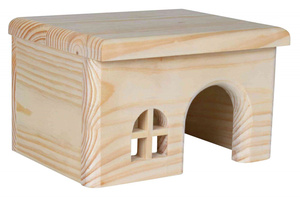 Casa de madera natural para roedores, juguetes para hámster, casa para hámster, escondite <span class=keywords><strong>Trixie</strong></span> - Product Image 3