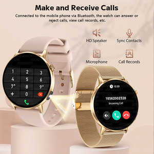 G34 Nuovo <span class=keywords><strong>Smartwatch</strong></span> con schermo AMOLED HD da 1,32'' per la salute delle donne, monitoraggio del sonno, chiamate Bluetooth wireless, controllo della musica, Smart Watch - Product Image 2