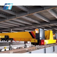 Certifié CE ISO 1-20 tonnes |   Pont roulant monopoutre européen de type caisson en acier avec palan électrique pour la manutention de marchandises en entrepôt