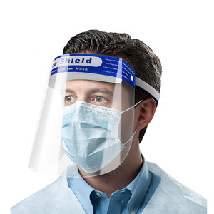 Transparent PET <b>Protective</b> Face <b>Shield</b>, Headband-Style Anti-Droplet and Anti-Fume Face Screen, Isolation Face <b>Shield</b> and Eye - Product Image 1