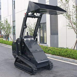 中国メーカーミニ猫ディーゼルファーム機械クローラースキッドステアローダー付属品バケット付きバックホー - Product Image 2