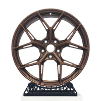 KE Forgé Monobloc Brosse Bronze Alliage Personnalisé pour C8 Feerrari 5x130 5x114.3 Concave Profonde 16-26 Pouces Jante Roue De Voiture