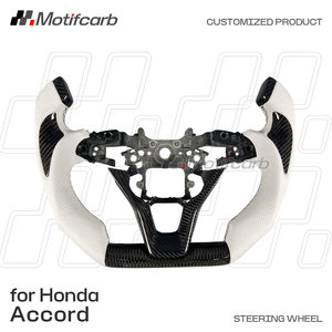 Volant sport personnalisé en fibre de carbone véritable pour Honda Accord Odyssey LX EX 10e génération 2018-2024 - Product Image 2