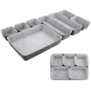 Hộp lưu trữ gia đình đa chức năng với nhiều lưới một cơ thể đúc nhiều màu-hình chữ nhật - Product Image 5