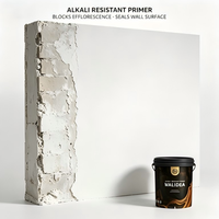 Peinture murale intérieure acrylique résistante aux alcalis VALIDEA, apprêt liquide, revêtement à faible teneur en COV, scellant qui améliore l'adhérence du couche de finition pour la maison