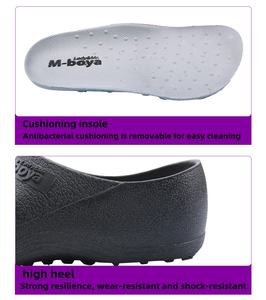 PVC bianco zoccoli per l'infermiere In ospedale <span class=keywords><strong>nero</strong></span> tacco alto In PVC scarpe da lavoro impermeabili olio resistente per lo Chef In <span class=keywords><strong>cucina</strong></span> - Product Image 3