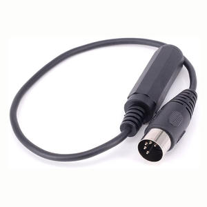 Câble adaptateur audio femelle Din mâle à 5 broches vers Monoprice 6.35mm (1/4 pouces) pour clavier MIDI, synthétiseur, orgue - Product Image 5