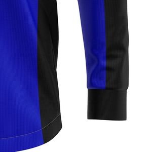 Camiseta de fútbol para hombre con sublimación personalizada de alta calidad, camiseta de fútbol juvenil con cuello en V ancho Retro, manga larga - Product Image 5