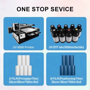 เครื่องพิมพ์อิงค์เจ็ทแบบมัลติฟังก์ชั่นอัตโนมัติ UV DTF และแบบ Flatbed Roll to Roll รุ่น 6090 พร้อมหัวพิมพ์ DX7/XP600 สำหรับวัสดุเฟล็กซ์ - Product Image 4