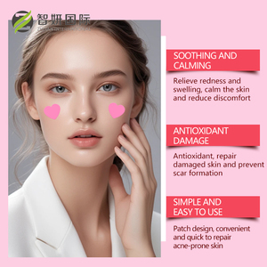 Tùy chỉnh Hữu Cơ Hydrocolloid mụn vá hình trái tim dầu cây trà mặt salicylic axit Niacinamide điều trị mụn trứng cá - Product Image 5
