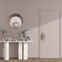 Belles portes économiques en bois mdf ply intérieur porte en bois design mélamine modèle porte en bois pour villa