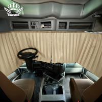 Rideaux en Suède Personnalisables de Haute Qualité pour Camions, Arrière, avec Logo Brodé en PVC pour Scania/Volvo/Howo/Man/Daf/BMW/Renault/Mercedes