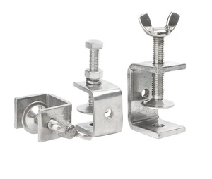 Mạ kẽm hổ kẹp ống kẹp hình chữ U C kẹp ống thép vuông kẹp tay thắ<span class=keywords><strong>t</strong></span> chặ<span class=keywords><strong>t</strong></span> móc áo kẹp cố định - Product Image 6