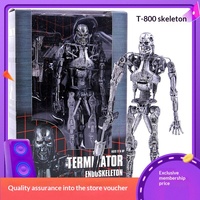 Figurine d'action mécanique NECA Terminator T800 Skeleton Future Warrior T1000 en PVC, modèle de jouet robot, en boîte