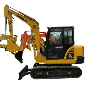 Komatsu PC56, excavadora de orugas de cola corta, con showel, excavadora usada, calidad de inventario, mini excavadora, bomba de motor a la venta - Product Image 1