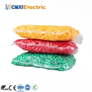 Connecteurs <span class=keywords><strong>à</strong></span> <span class=keywords><strong>sertir</strong></span> CNXI série V, diverses couleurs, embouts de câbles <span class=keywords><strong>électrique</strong></span>s, manchons isolés souples en PVC, divers types de bornes de raccordement - Product Image 6