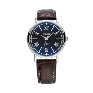 Montre à Quartz de luxe Yazole pour hommes, cadran romain, mince, mode Business, Couple, <span class=keywords><strong>313</strong></span> - Product Image 2