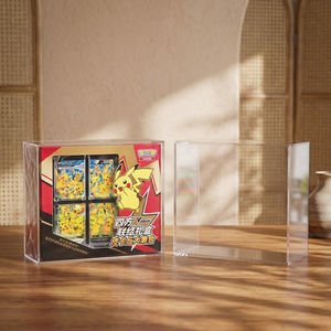 Boîte de présentation en acrylique transparente de qualité supérieure pour porte-clés <span class=keywords><strong>Pikachu</strong></span>, boîte cadeau, étanche, anti-poussière, protection UV, aimant N52 - Product Image 2