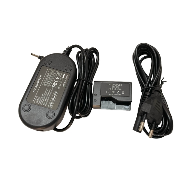 Hot Sales DR-E10 for LP-E10 Dummy Battery Adapter Camera Charger for Canon EOS 1100D 1200D 1300D 1500D 3000D 4000D