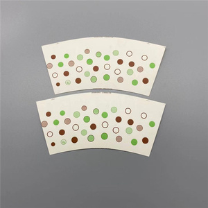 แก้วกระดาษเคลือบ PE กันน้ำ พิมพ์ลายตามสั่ง แบบม้วนพับก้น - Product Image 1