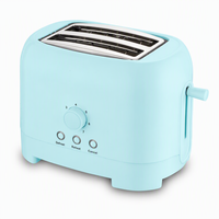 Grille-pain électrique 2 tranches de haute qualité avec chauffage rapide 700-800W pour la maison et les cuisines d'hôtel