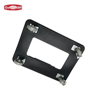 Troli Pengantar Makanan Goodman Commercial Kitchen Heavy-Duty Plastik PP Transparan/Hitam Kapasitas 4.29L 71x53x23cm untuk Katering