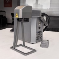 Machine de gravure et de marquage au laser à fibre mini 20W/30W portable de 6 kg avec prise en charge de l'IA/DST pour bijoux en métal
