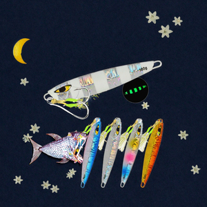 Señuelo de Pesca Palmer de 30g para Lanzamiento desde la Orilla, Luminoso, de Acción Lenta, para Agua Salada, con Anzuelo Giratorio Impreso - Product Image 3