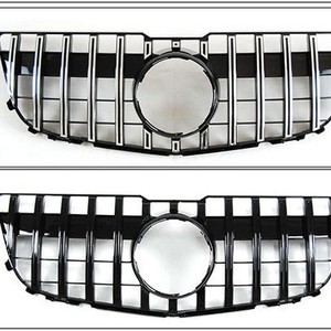 Calandre avant et arrière Mercedes-Benz X204 en plastique ABS style GT pour mise à niveau et rénovation de la Classe GLK 2013-2015 - Product Image 1