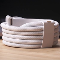 Câble de charge rapide USB-C vers C pour téléphone 240W, câble de charge pour ordinateur portable 6FT en nylon tressé PD 3A pour iPhone 15/Samsung/MacBook